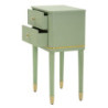 Comodino Camille Verde cm 40x30x71