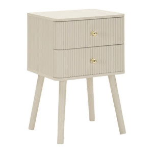 Comodino 2 Cassetti Shy cm 34x37,5x59