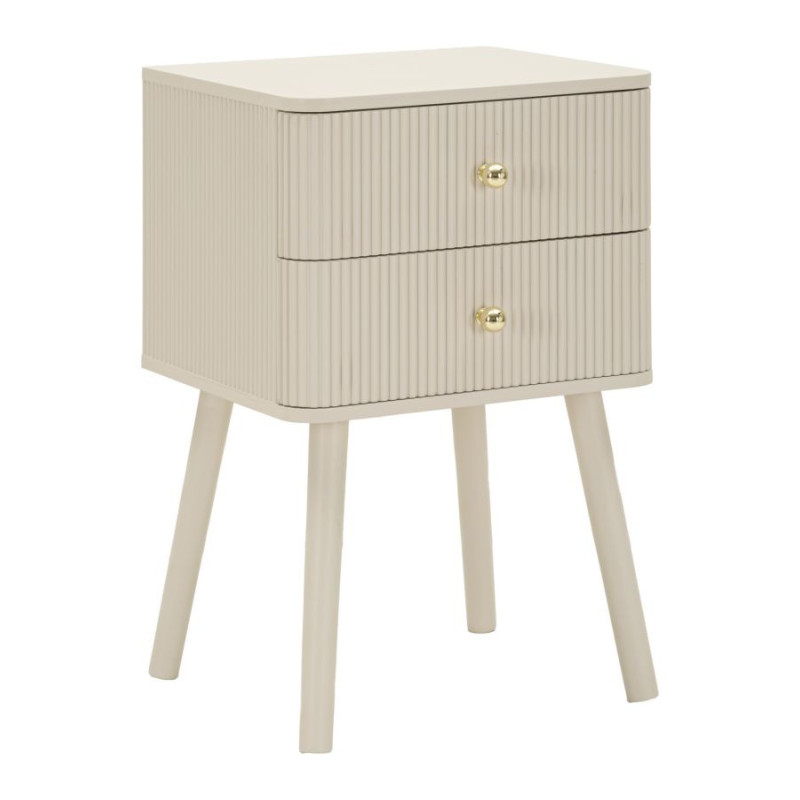 Comodino 2 Cassetti Shy cm 34x37,5x59