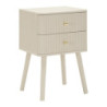 Comodino 2 Cassetti Shy cm 34x37,5x59