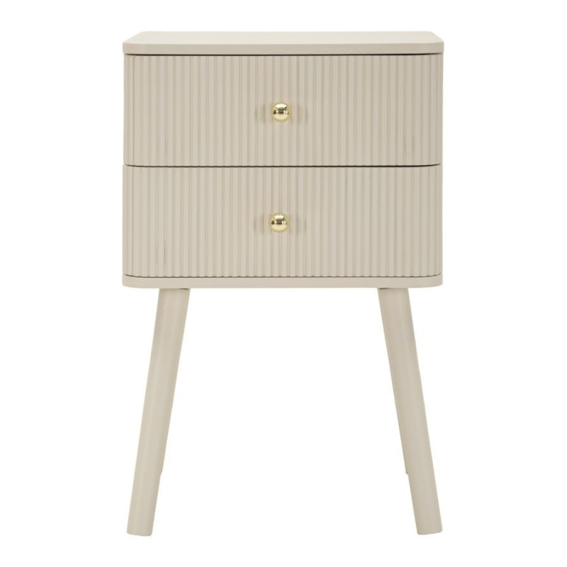 Comodino 2 Cassetti Shy cm 34x37,5x59