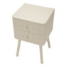Comodino 2 Cassetti Shy cm 34x37,5x59