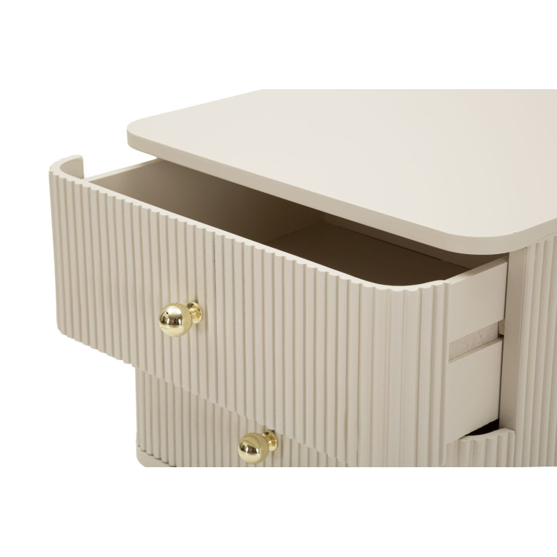 Comodino 2 Cassetti Shy cm 34x37,5x59