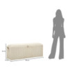 Panca Con Contenitore Goteborg cm 113x41x44