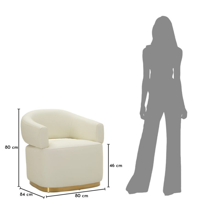 Poltrona Minsk Plus cm 80x84x80