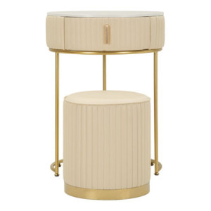 Zoom Comodino/toletta Con Puff Pok cm ø 52x70 - ø 36x39