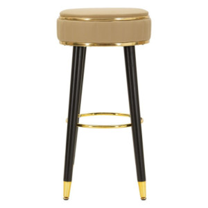 Zoom Sgabello Bar London Marrone cm ø 38x74