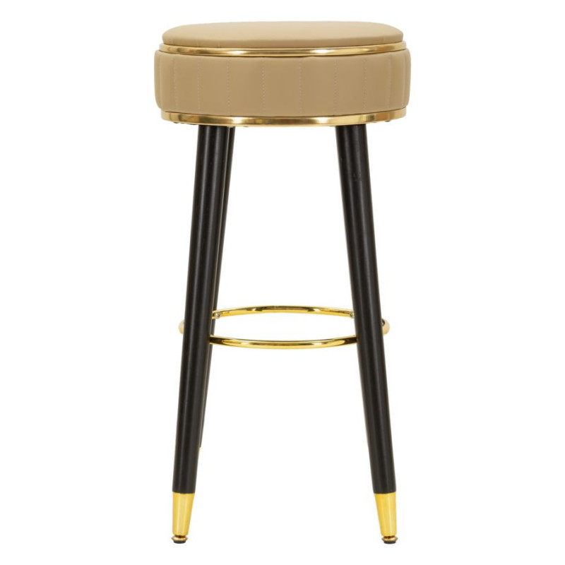Sgabello Bar London Marrone cm ø 38x74