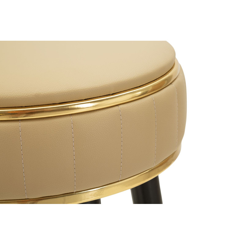 Sgabello Bar London Marrone cm ø 38x74