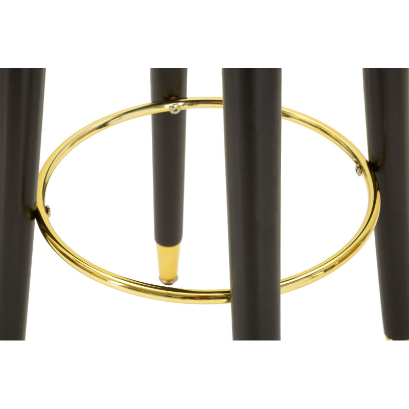 Sgabello Bar London Nero cm ø 38x74