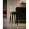 Sgabello Bar London Nero cm ø 38x74