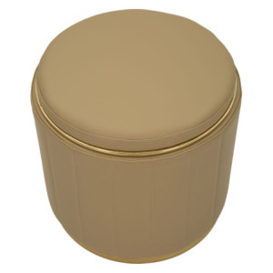 Zoom Puff Con Contenitore London Marrone cm ø 46,5x44