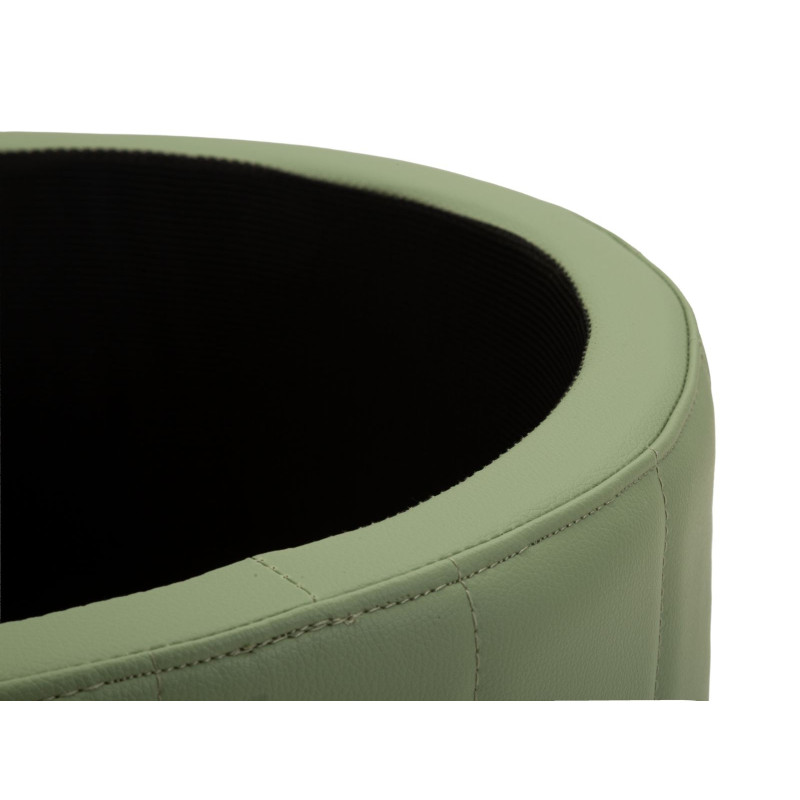 Puff Con Contenitore London Verde cm ø 46,5x44