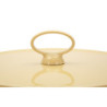 Tavolinetto Porta Giornali Iris Crema cm ø 44x43