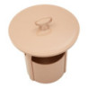 Tavolinetto Porta Giornali Iris Rosa cm ø 44x43