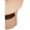 Tavolinetto Porta Giornali Iris Rosa cm ø 44x43