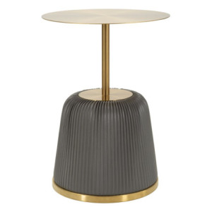 Tavolinetto Egle Grigio cm ø 40x55