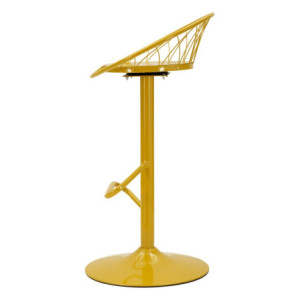 Zoom Sgabello Bar Clox Senape cm 49x45x92