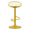 Sgabello Bar Clox Senape cm 49x45x92