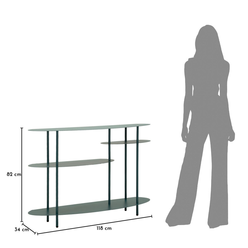 Consolle Saturno Plus Ottanio cm 118x34x82