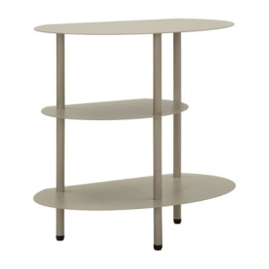 Comodino Saturno Tortora cm 49,5x27,5x49,5