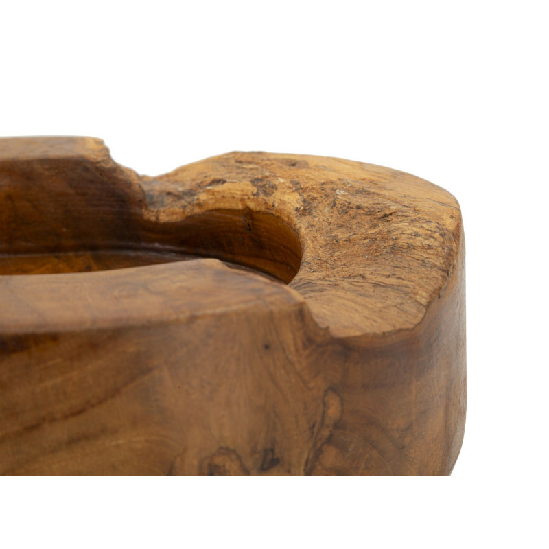 Set Tasche Erusi Plus In Teak Ric.cm ø 21x6 (pezzi Unici - Non Ripiani In Serie)