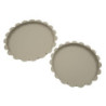 Set Tasche Saturno Rot. Tortora Coppia cm ø 33x2-27,5x2