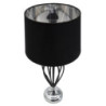 Lampadelle A Da Tavolo Darky Silver cm ø 28x56