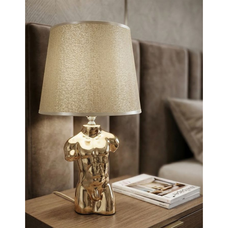 Lampadelle A Da Comodino Glam Man cm 25x42,5