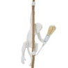 Lampadelle Ario Monkey Bianco cm ø 27x32x60