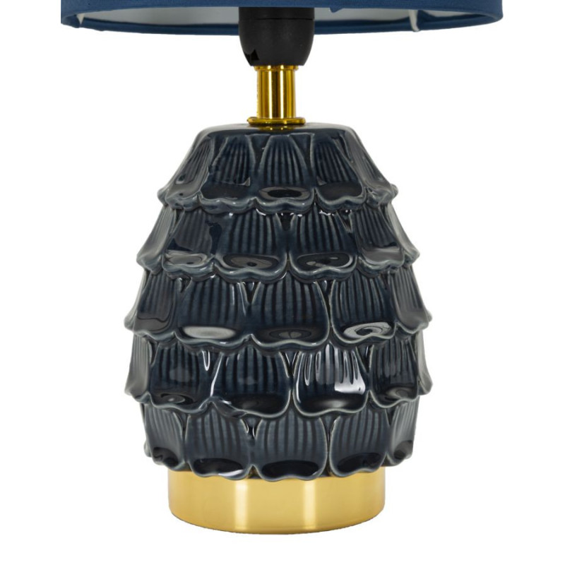 Lampadelle A Da Comodino Pigny Blu cm ø 15x30,5