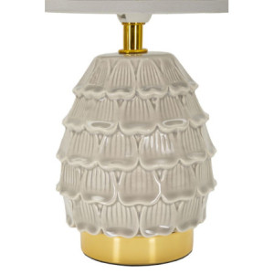Zoom Lampadelle A Da Comodino Pigny Grigia cm ø 15x30,5