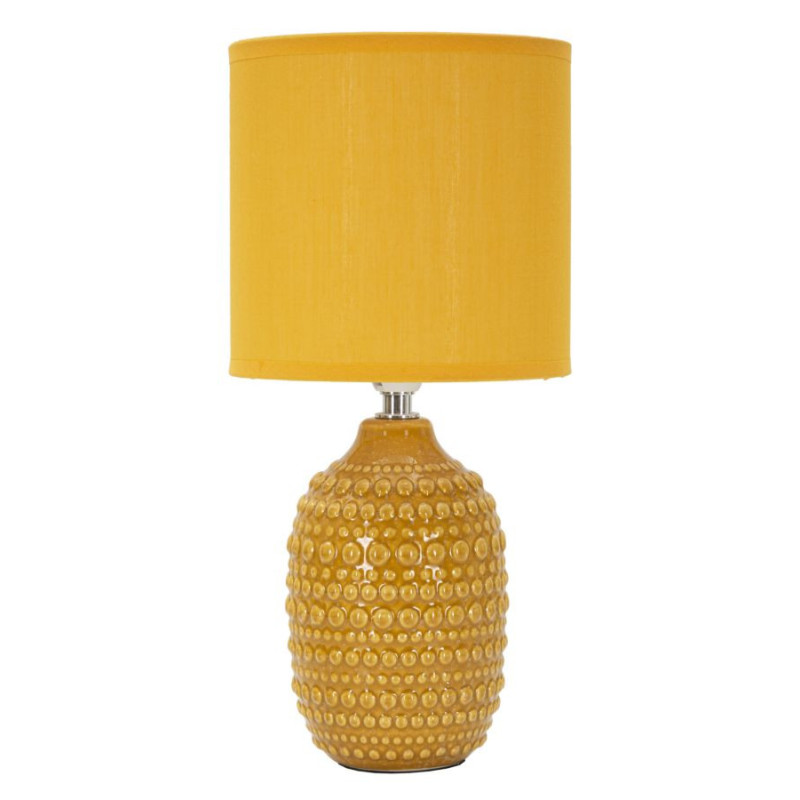 Lampadelle A Da Comodino Points Ocra cm ø 15x 30,5
