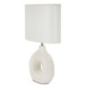 Lampadelle A Da Tavolo Seta Bianca cm 28,5x15x43