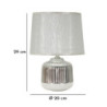 Lampadelle A Da Tavolo Lucina cm ø 20x29