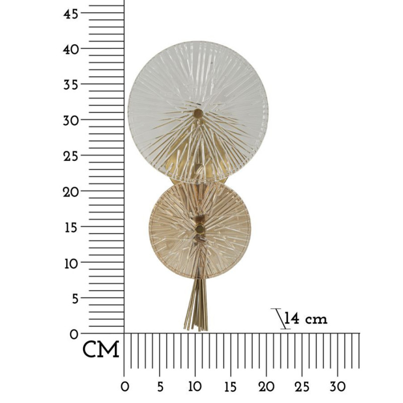 Lampadelle A Da Muro Sunrise cm 20x14x41