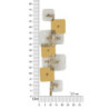 Lampadelle A Da Muro Glassy cm 24x13x76