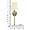 Lampadelle A Da Muro Varsavia cm 17x22x57