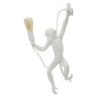 Lampadelle A Da Muro Monkey Bianca cm 32x32x64