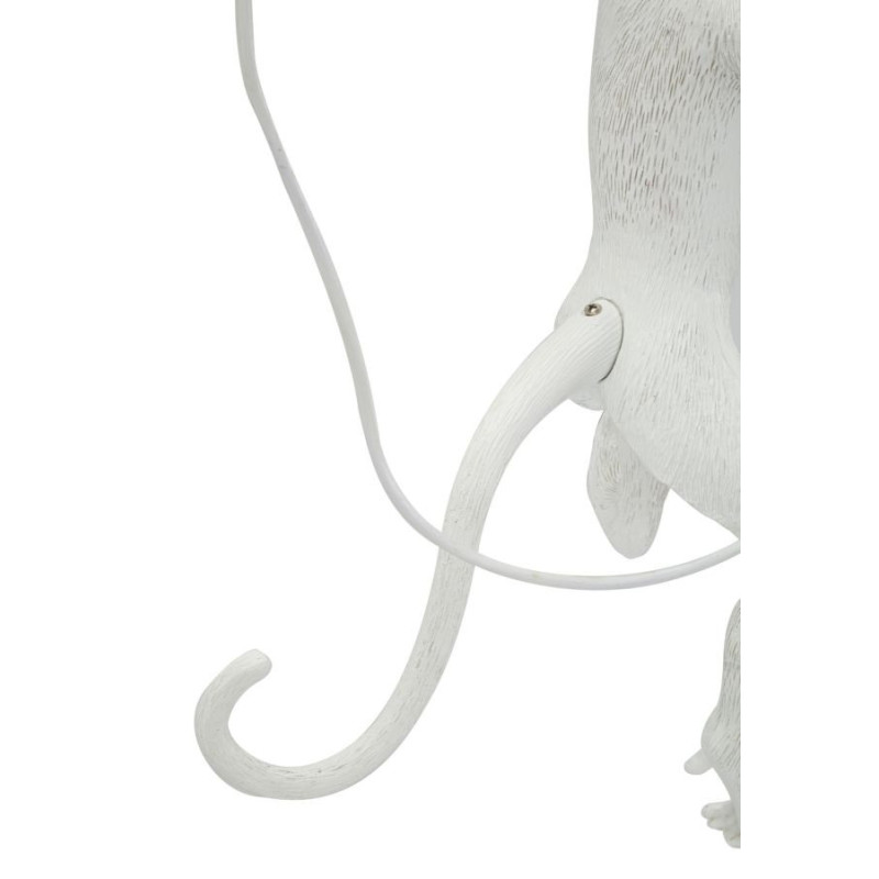 Lampadelle A Da Muro Monkey Bianca cm 32x32x64