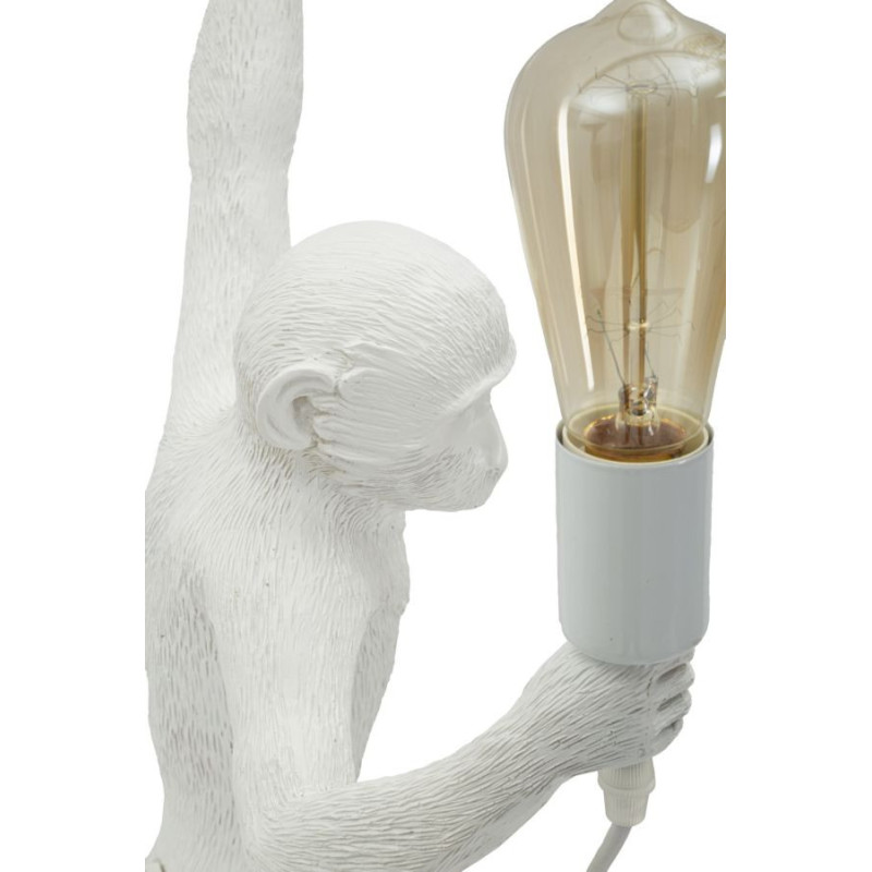 Lampadelle A Da Muro Monkey Bianca cm 32x32x64