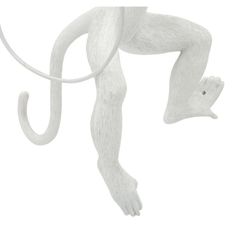 Lampadelle A Da Muro Monkey Bianca cm 32x32x64