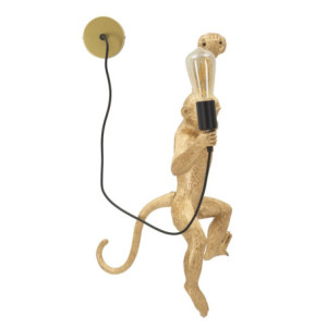 Zoom Lampadelle A Da Muro Monkey Oro cm 32x32x64