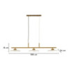 Lampadelle Ario Emily 3 Luci Vetro Trasparente cm 100x24x18