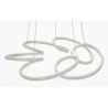 Lampadelle Ario Led Glovy Bianco cm ø 55x120 (luce Con 3 Temperature Di Colore)