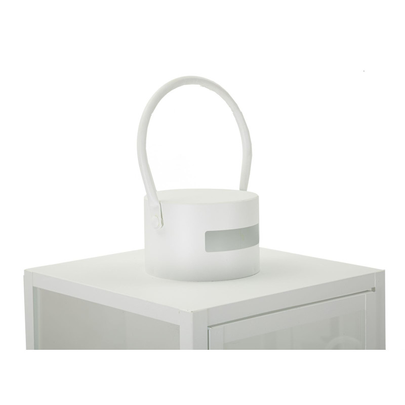Lanterne White Set 3 Pz cm 22x22x66-18x18x49,5-14x14x39