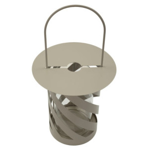 Zoom Lanterna Saturno Tortora Twist cm ø 23x43