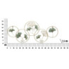 Porta Cand Da Muro Greenery cm 80x7,5x35,5