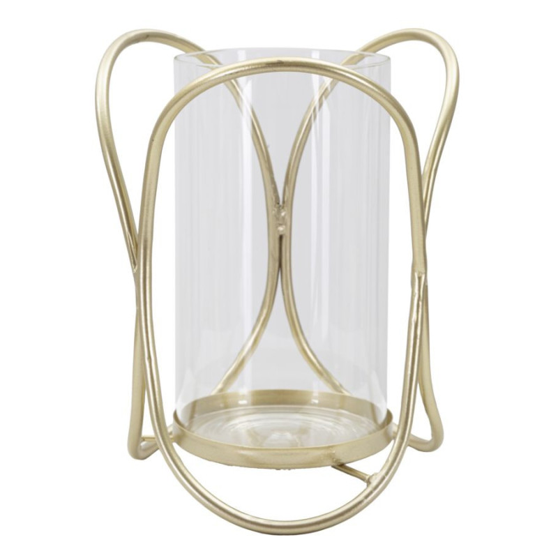 Porta Cand Glox Gold cm ø 16x21,5