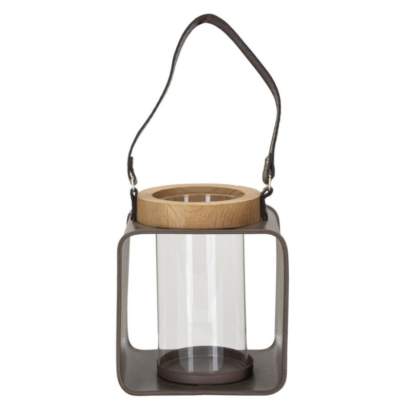 Lanterna Glassortiti cm 16x13x18,5